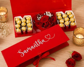 Luxus Geschenkbox für Mama, Muttertagsgeschenk, Mama Benutzerdefinierte Geschenkbox, personalisierte Geburtstagsgeschenkbox für Mama, einzigartiges Mama Geschenk