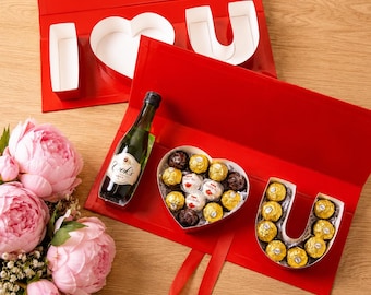 Ich liebe dich Geschenkbox, Valentinstag-Luxus-Geschenkbox, Romantisches Geschenkset, Jubiläumsgeschenk, Valentinstaggeschenkbox für sie, Geburtstagsgeschenk für sie