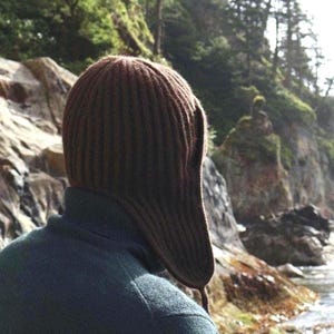 Yak Wool Ear Flap Beanie | Soft Knit Trapper Hat | Unisex Winter Hat