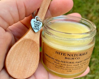 Natural Face Cream | Handmade Balm, Small Batch, Zero Waste, Highest Quality Ingredients | Organic skincare
