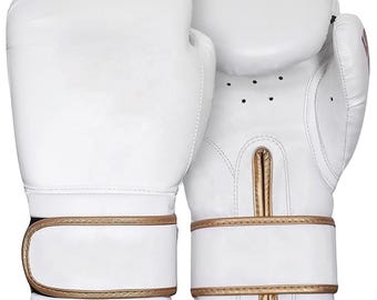 Guantoni da boxe professionali in pelle - Attrezzatura da allenamento personalizzata per il combattimento