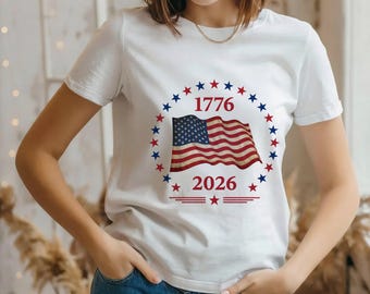Koszulka z amerykańską flagą, patriotyczna koszulka z grafiką, dla amerykańskiej dumy