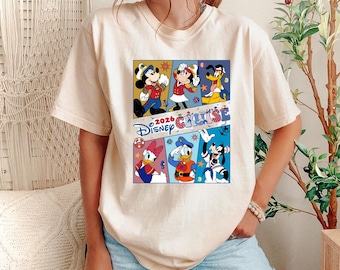 Disney Cruise Sweatshirt und T-Shirt, Mickey und Friends Rundhalsausschnitt