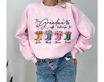 Diese Oma gehört zum T-Shirt, personalisiertes Oma-Shirt