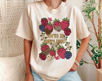 Mom Erdbeere Shirt, Retro Beere, Vintage Fruit Tee