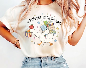 Dumme Gans IEP Shirt, Neurovielfalt Bewusstsein Bekleidung, Sonderpädagogik Lehrer T-Shirt