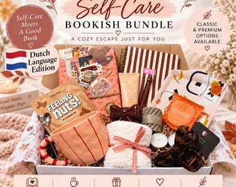 Autumn Blind Date Book Box - Dutch Language Book  | Cozy Fall Reader Self-Care Bookish Bundle | Mystery Gift Box