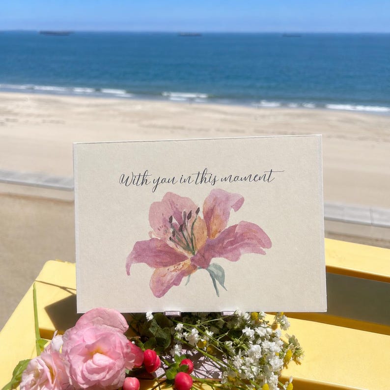 Grief Support Sympathy Cards with Audio QR Code, Bereavement Card, Condolence Card, Loss of Loved One With You Moment