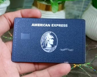 "Personalisierte ""AMEX Black Centurion Replica"" 1:1 Metall Karte - Lasergravierte Edelstahl Neuheit Design 2026."