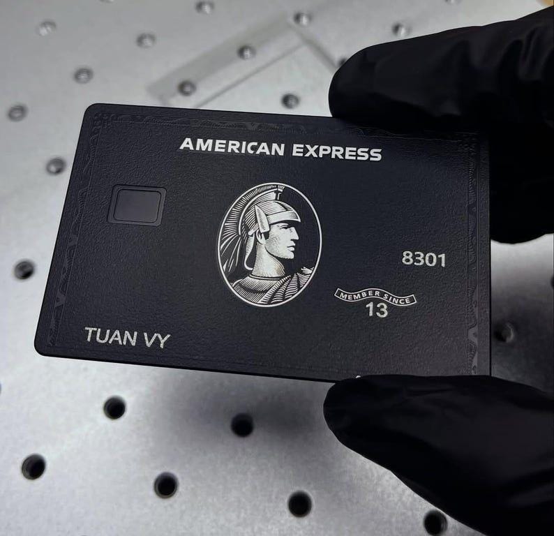 Amex centurion card - Etsy 日本