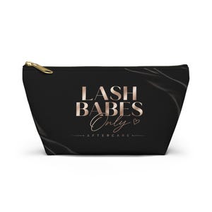 Wimpern Pflegetasche | Lash Tech Aftercare Kit Beutel | Luxus-Lash Künstler Geschenk | Klient Aftercare Bag | Schminktasche