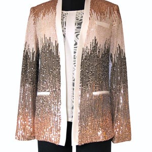 rose gold dress jacket Marco Stretch Rose Gold Jacket
