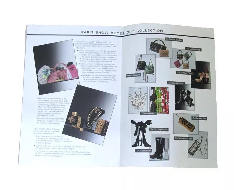 Vintage Chanel Catalog, Fall/winter 1994, Clothing, Accessories