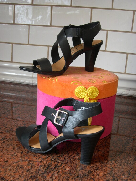 Sam & Libby high heels, black strappy  sandals, s… - image 3