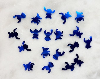 Blue Alien Confetti
