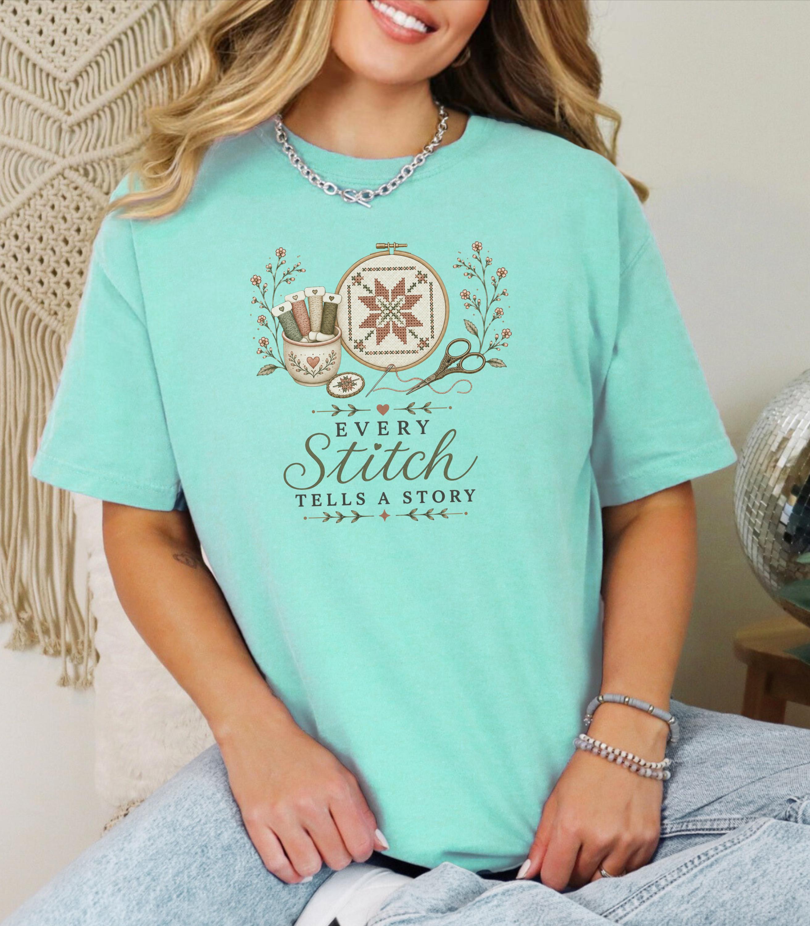 Cross Stitch Shirt - Etsy