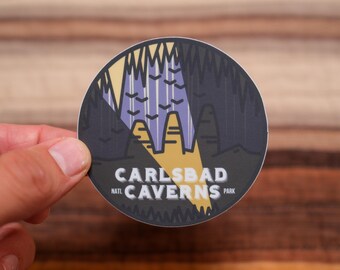 Carlsbad Caverns National Park, New Mexico 3" Waterproof Vinyl Sticker