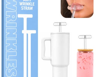 Anti Wrinkle Glass Straw