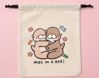Bolsa sorpresa misteriosa: paquete de regalo sorpresa de Ottie & Otter "Abrazos en una bolsa secreta"