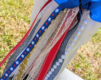 Red, White & Boots - Boot Bows