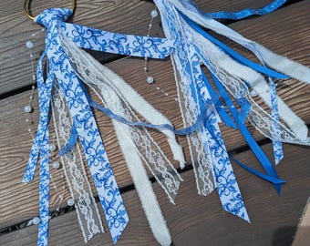 Boot Strands - Seaside Bouquet - Blå & Krispigt Vitt