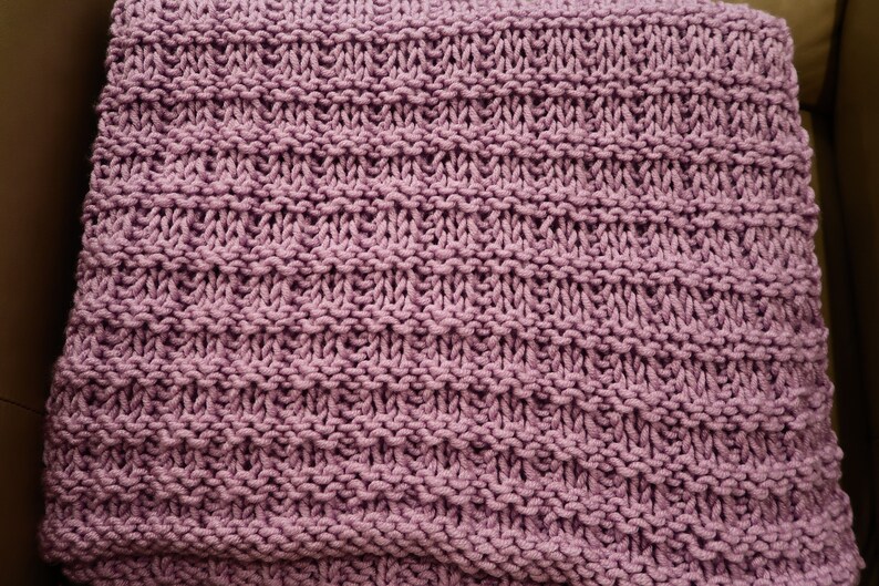 38X58 Afghan Sofa Throw Blanket Chunky Approx
