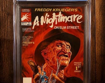 Freddy Krueger's A Nightmare on Elm Street #1 - Marvel Comics 1989 CGC 8.0