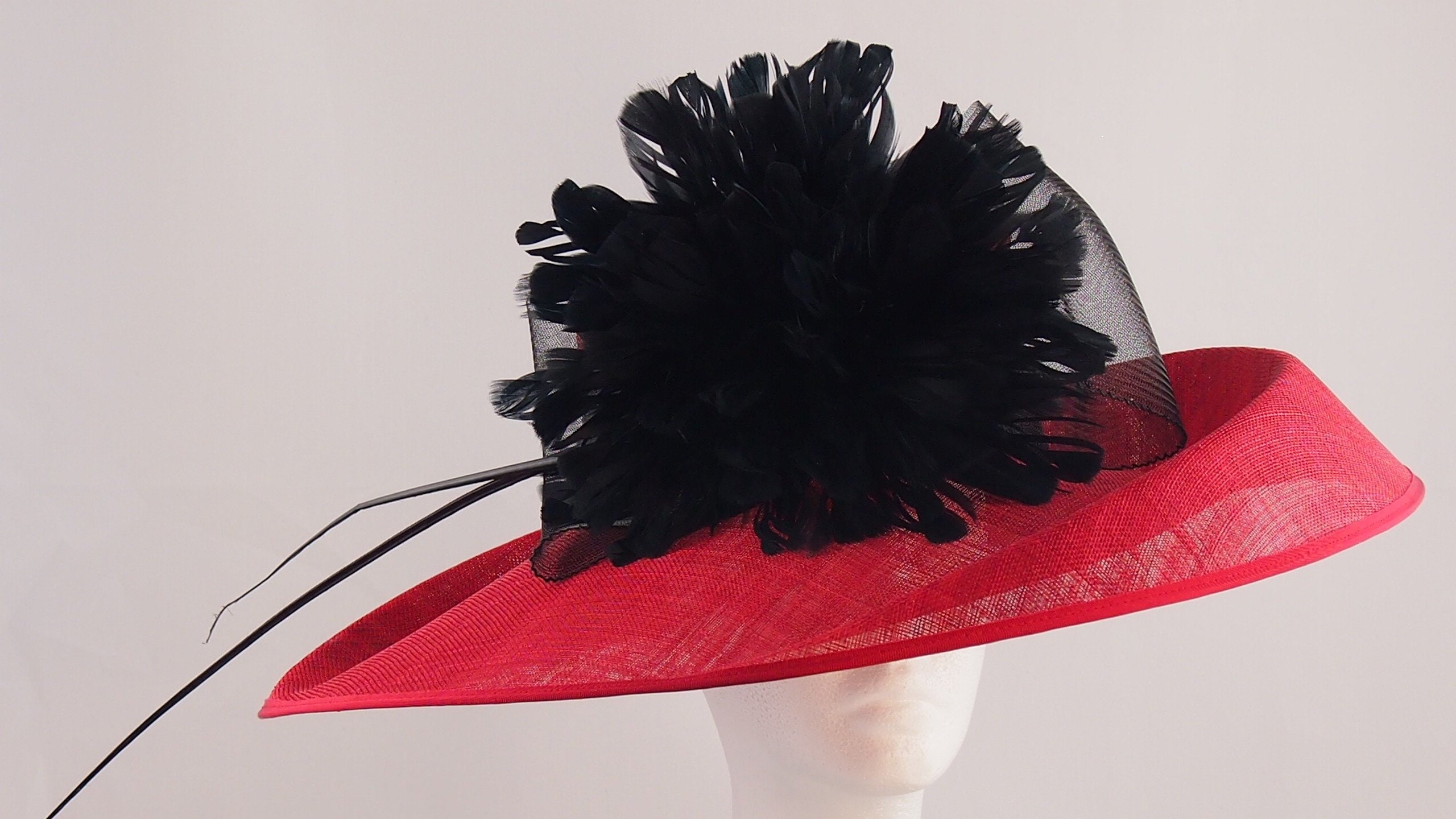 Fabulous Red Derby Hat