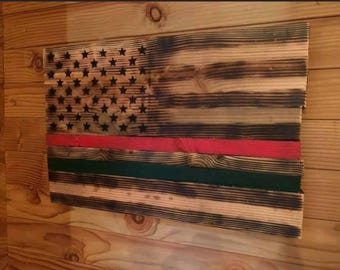 Customizable Wooden American Flag