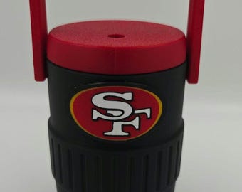 SF 49ers Miniature Cooler — 3D Printed Fan Collectible Can Holder