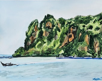 Tew Lay, 21 de diciembre de 2024, 13:55 h. Acuarela al aire libre.