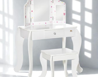 NEW** Vintage Vanity Table With Mirror/makeup Table/dressing Table/hand  Painted Bedroom Furniture/european-style Dresser Table - Etsy