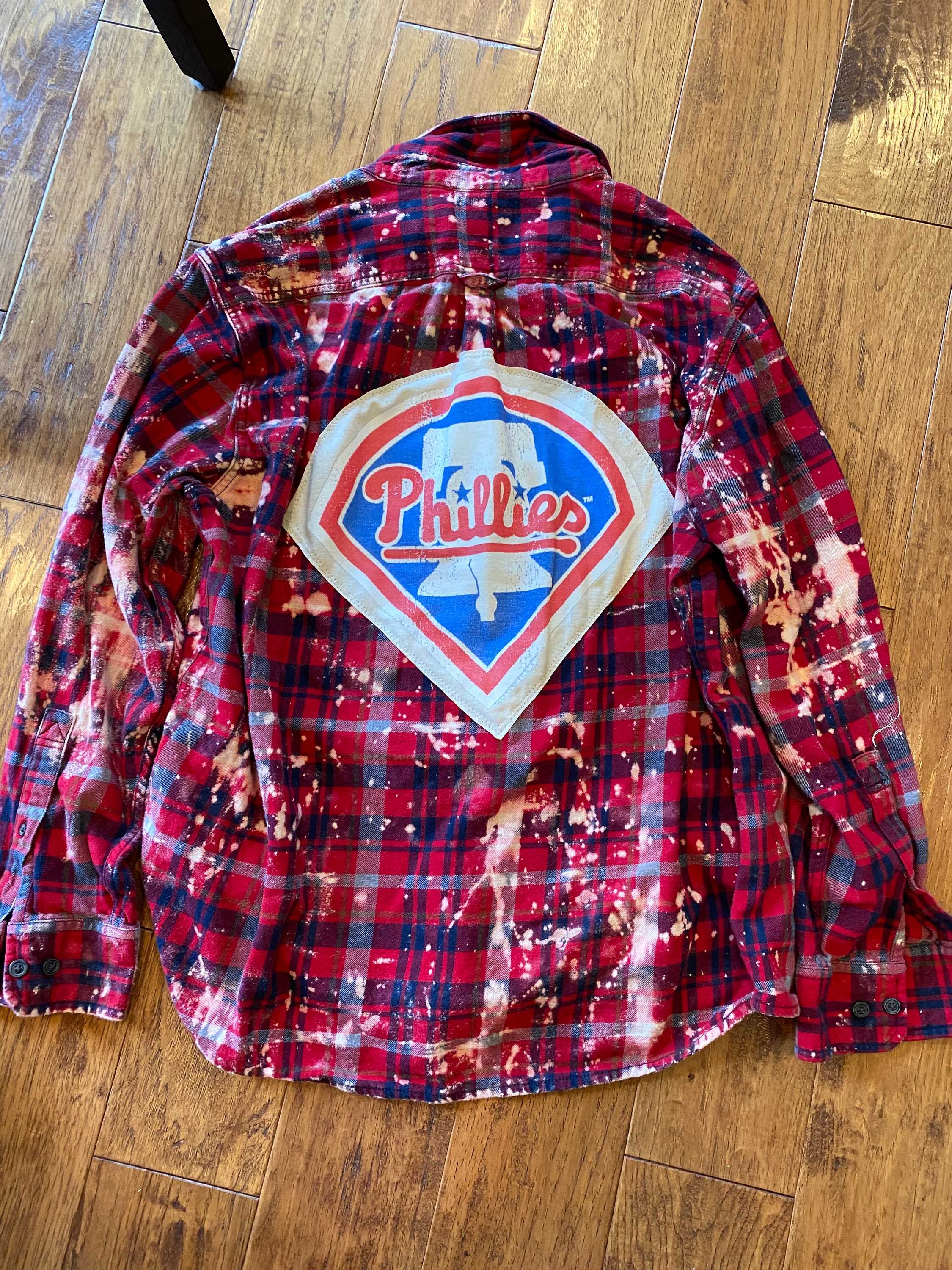 Handmade Upcycled Harley Davidson Tucson Ombre Flannel Youth 