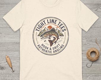 Tight Line Tees Trout Logo T-Shirt | Fishing Graphic Tee