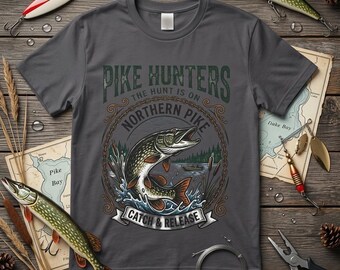 Pike Hunters Northern Pike Catch & Release T-Shirt | Fishing Tee