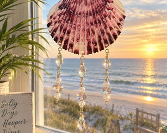 Handmade Scallop Shell Sun Catcher