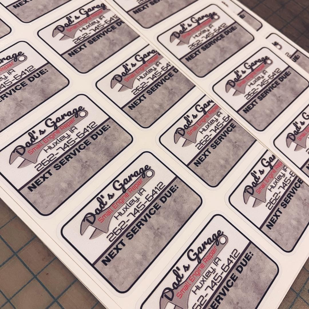 Oil Change Stickers Service Stickers Etsy