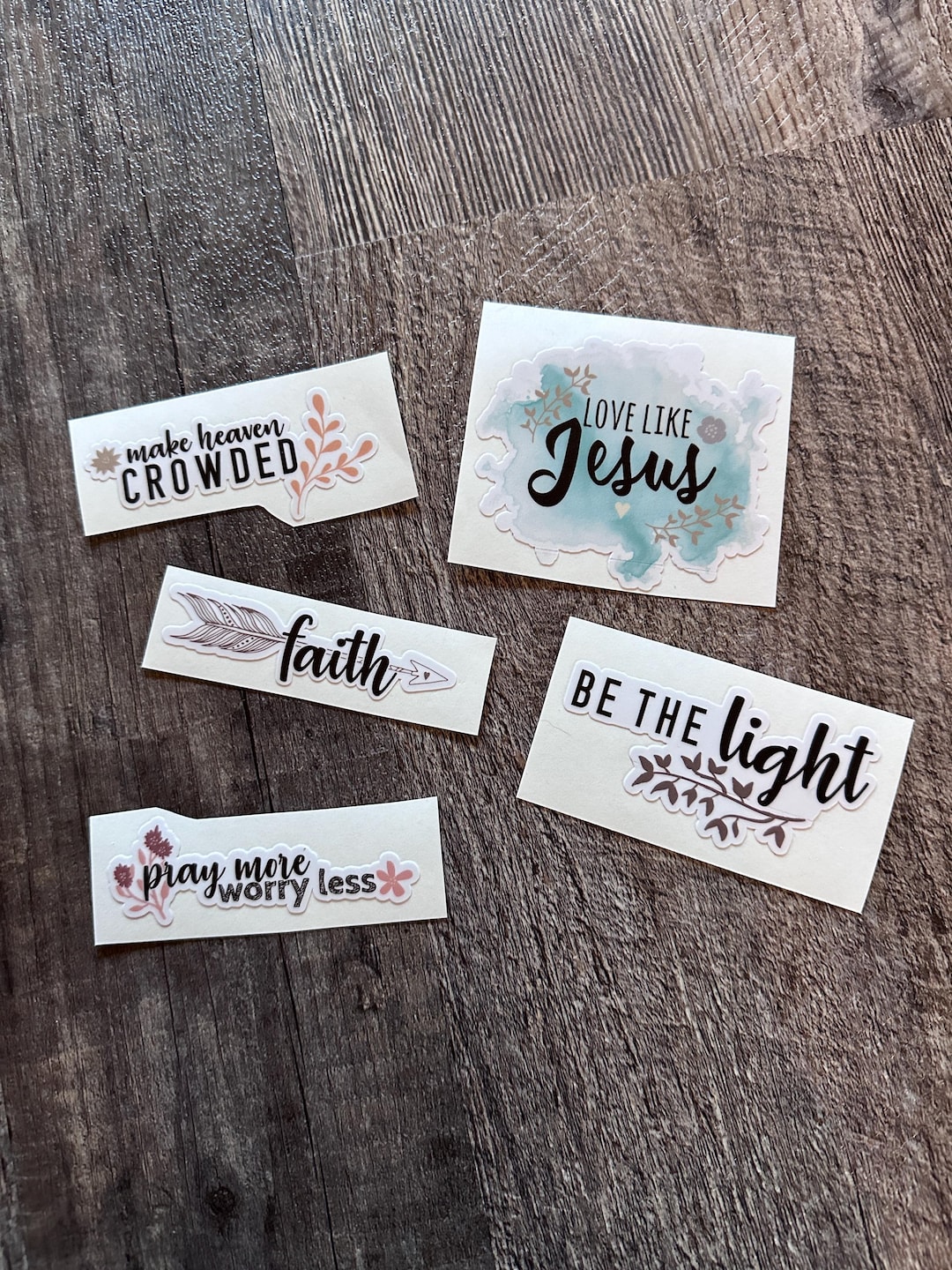 Faith Sticker Pack: Christian Stickers | Water Resistant Vinyl | Laptop ...