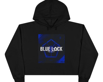 Blue Lock logo crop hoodie | be an egoist cropped hoodie