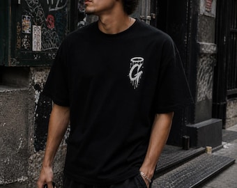 Graphite Whiteout Tee | Luxury Minimal Streetwear Shirt
