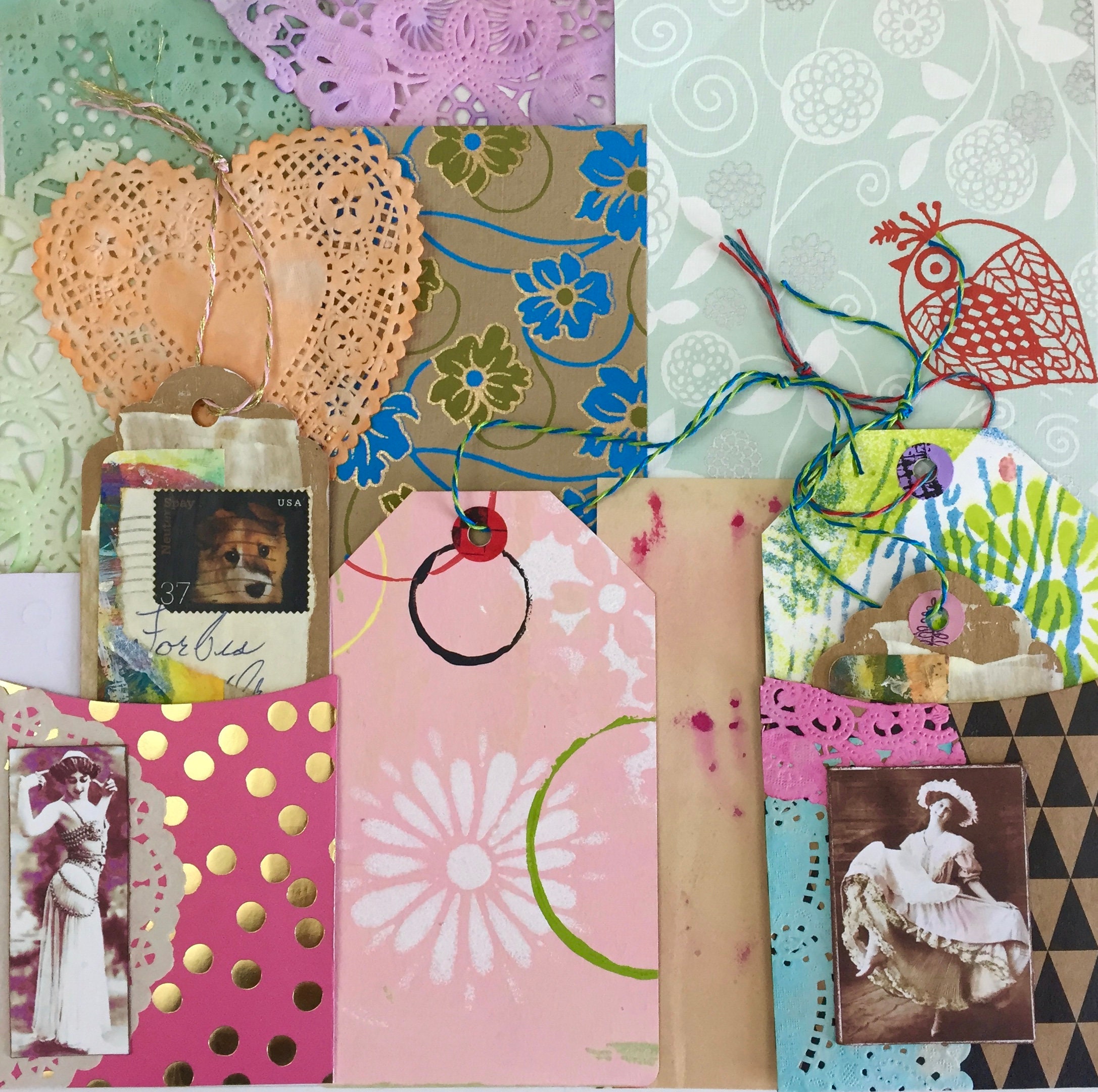 40 Piece Curated Art Findings Ephemera Pack / Etsy