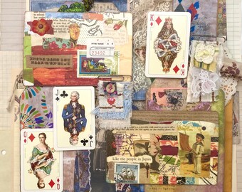 60+pc. Whimsical Curated Art Finds Ephemera Pack