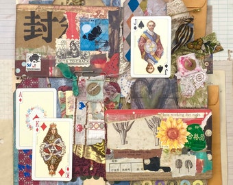 60+pc. Whimsical Curated Art Finds Ephemera Pack