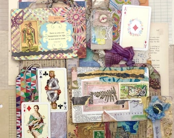 60+pc. Whimsical Curated Art Finds Ephemera Pack