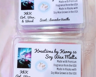 Strongly Scents Soy Wax Melts - Made in the Alaska with USA Materials - Approximately 2.5 ounces