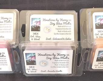 Pet Friendly Soy Wax Melts – Choose Your Scent Made in Alaska