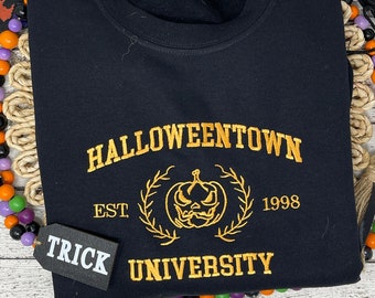 Halloweentown University sweatshirt, crewneck sweatshirt,Fall sweatshirt, Halloween pumpkin sweatshirt,HalloweenTown