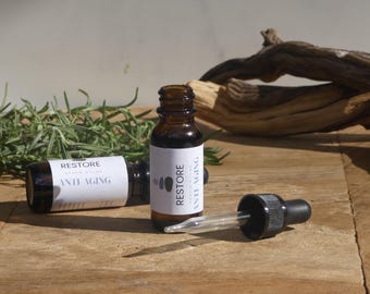 Anti-aging nattserum | Hudvård Naturligt ansiktsserum | Ekologisk botanisk ansiktsolja | Giftfri hudvård Handgjord skönhet