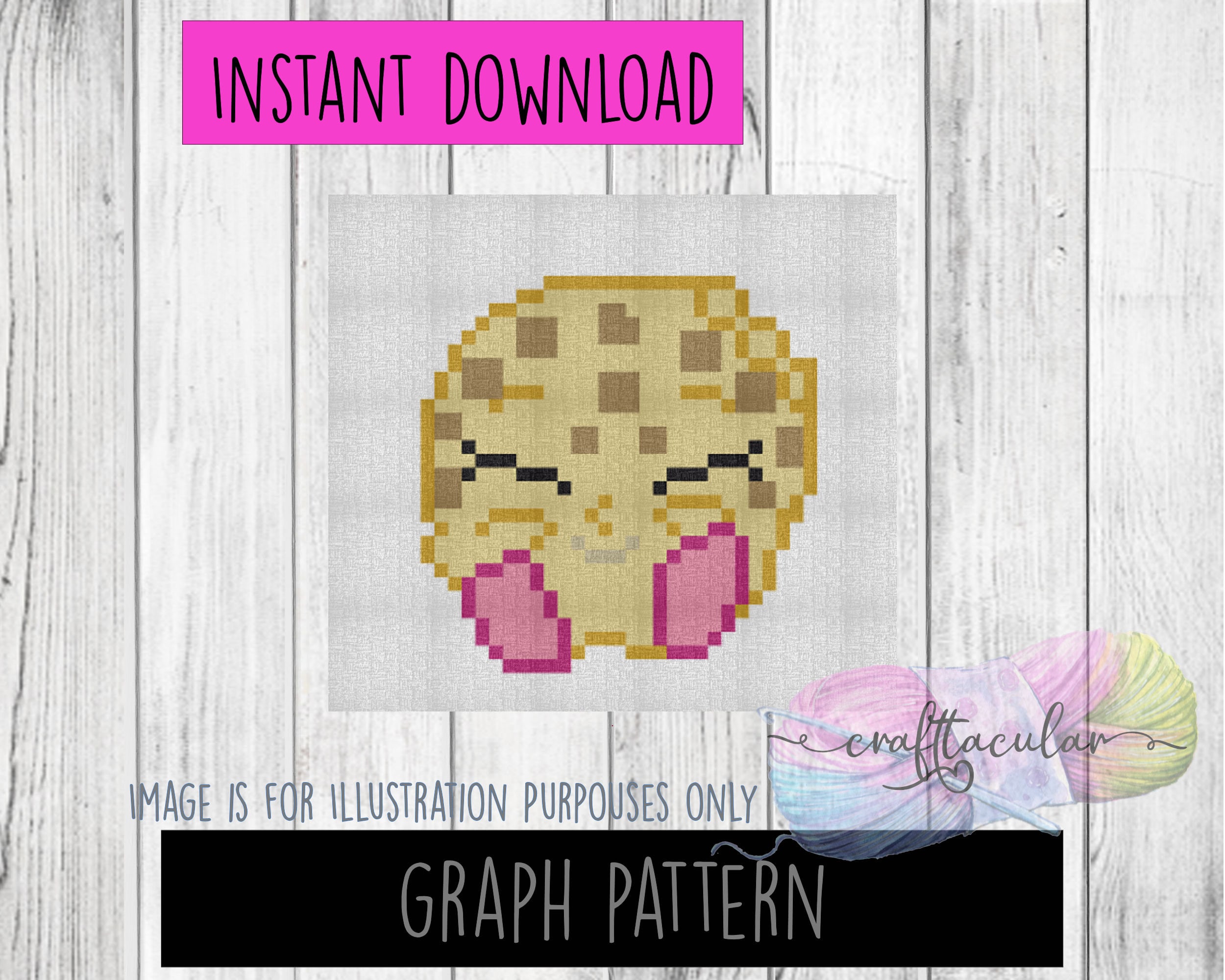 FAIRY Silhouette SC & C2C  Graphghan and Written Pattern Instant Download