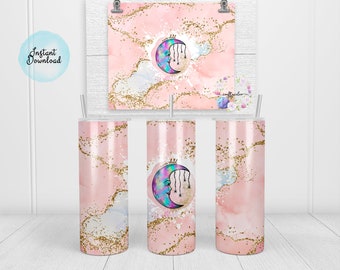 Moon Child Sublimation Skinny Tumbler File 20oz | Straight | Tapered |